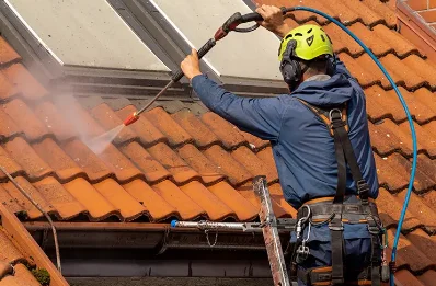Démoussage et hydrofuge de toiture à Guîtres